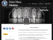 Tablet Screenshot of divinemercyministries.com